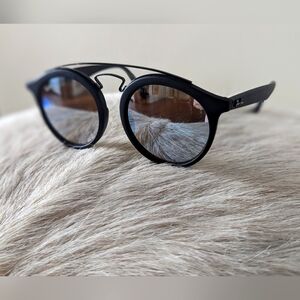  Ray-Ban Gatsby II Black Silver Gradient Flash Sunglasses